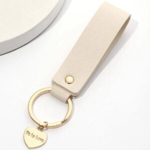 Llavero beige