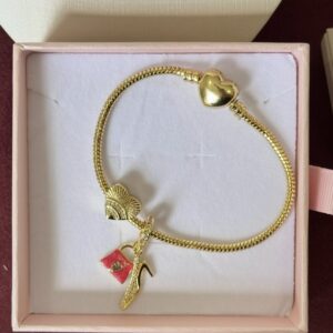 Pulsera con Charms de acero