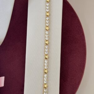 Pulsera con estrella de acero