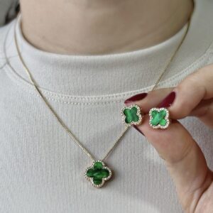 Conjunto VC verde esmeralda